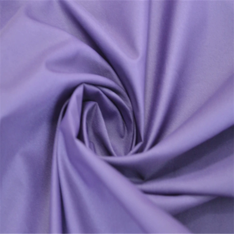 Semi-elastic full-elastic pongee plain weave polyester low-elastic mesh fabric lightweight shirt quick-drying
