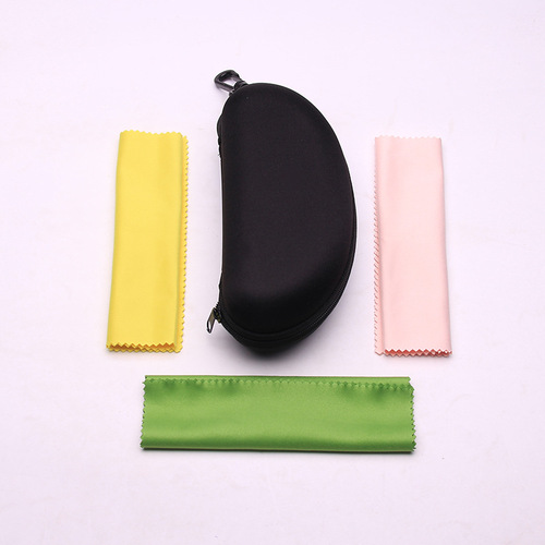 5034 Pressure-resistant glasses box/glass case/glasses packaging, pressure-resistant glasses cloth set, dropshipping