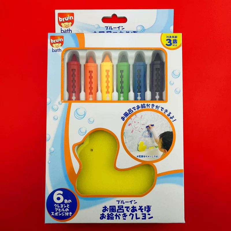 Children's crayons, 6 colors