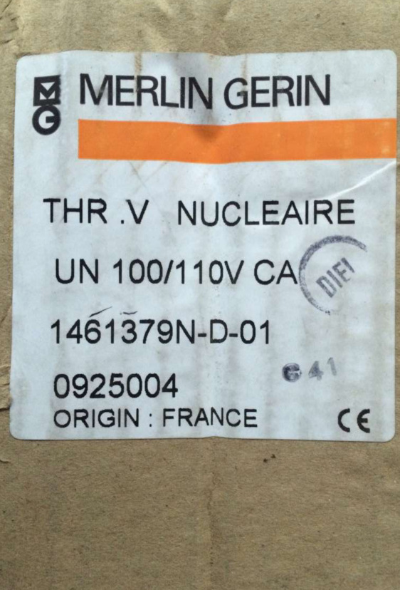 Merlin Gerin  THR.V  NUCLEAIRE      1461379N-D-01
