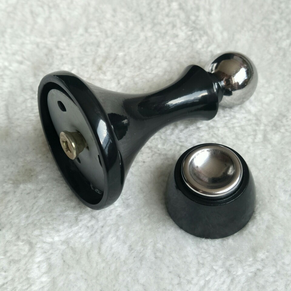 卧室地吸黑色门挡门碰卫生间强磁力门阻墙吸装修五金配件室内门吸|ms