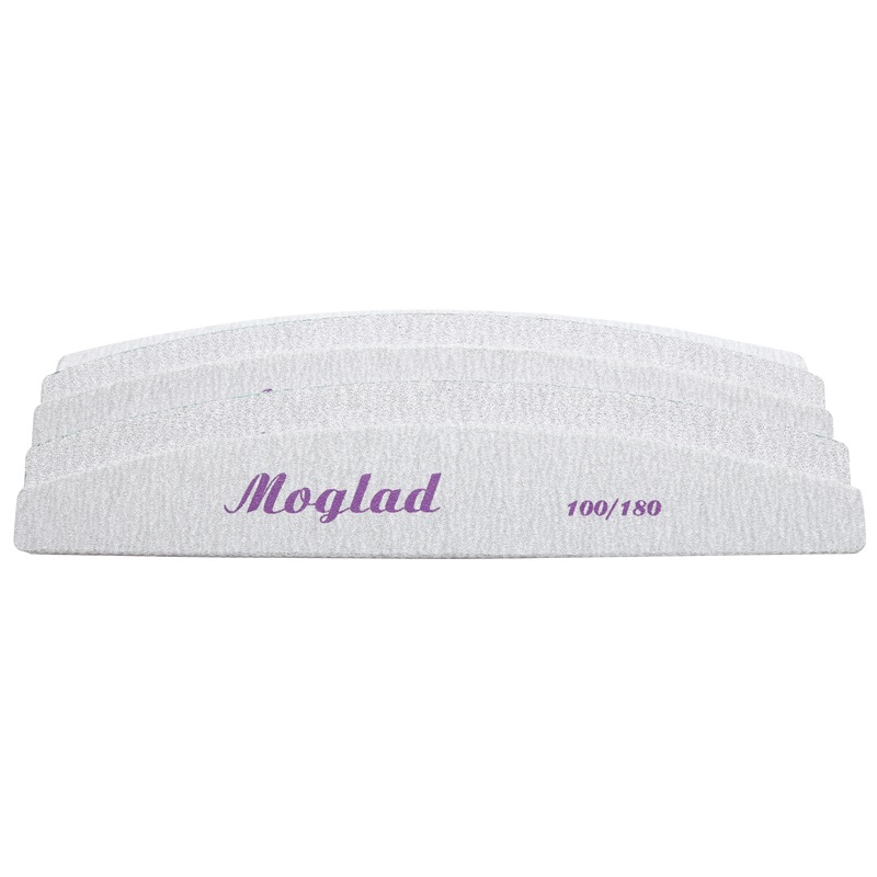 Exclusivo transfronterizo para marcas independientes 100/180 medio mes lima de uñas gris puede ser autorizado para AliExpress