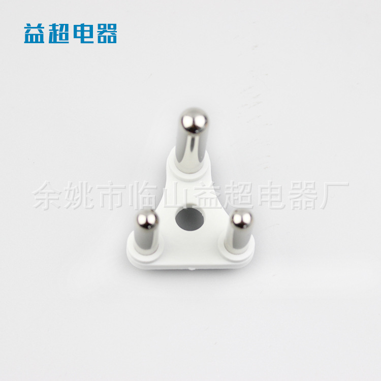 空芯全铜南非 三圆三芯塑胶 插新标准 三插插头插座内架 供应