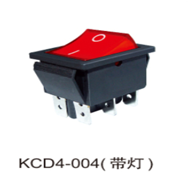 直销大型电器 按摩椅 服务器 方形 6脚带灯 耐高温 船型开关