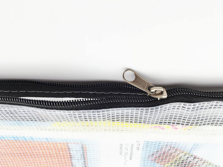 透明PVC文件袋 定制PVC档案袋 PVC网格拉链资料袋 厂