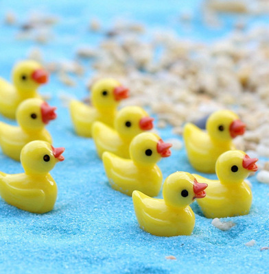 小鸭子 小兔子  鱼缸造景 鱼缸装饰 水族箱工艺品小摆件鱼缸