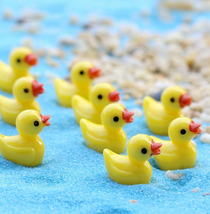 小鸭子 小兔子 鱼缸造景 鱼缸装饰 水族箱工艺品小摆件鱼缸