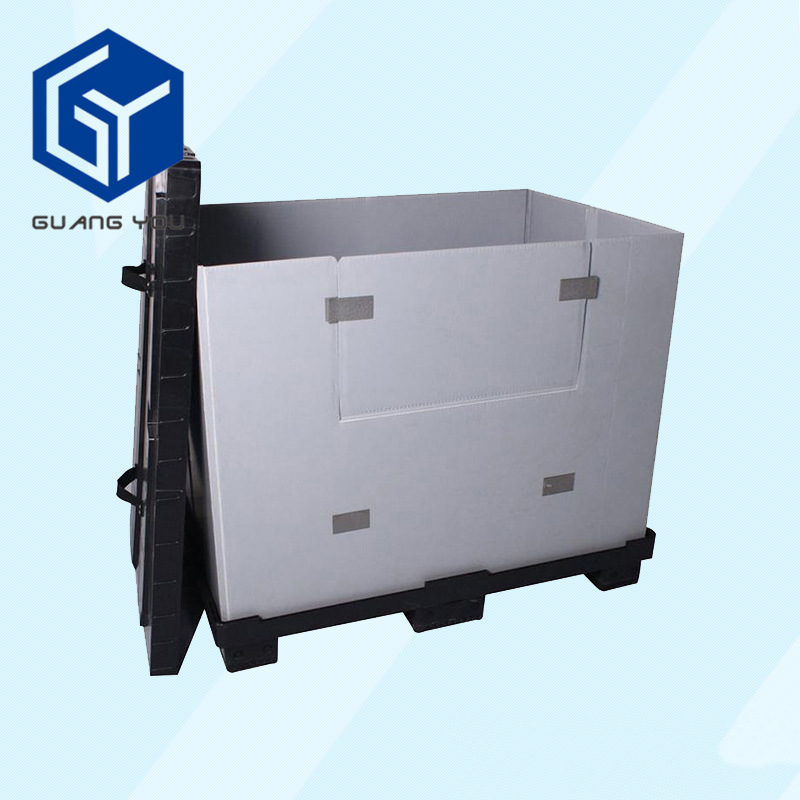 可折叠式塑料围板箱 苏州中空板  苏州PP蜂窝板围板箱 厂家