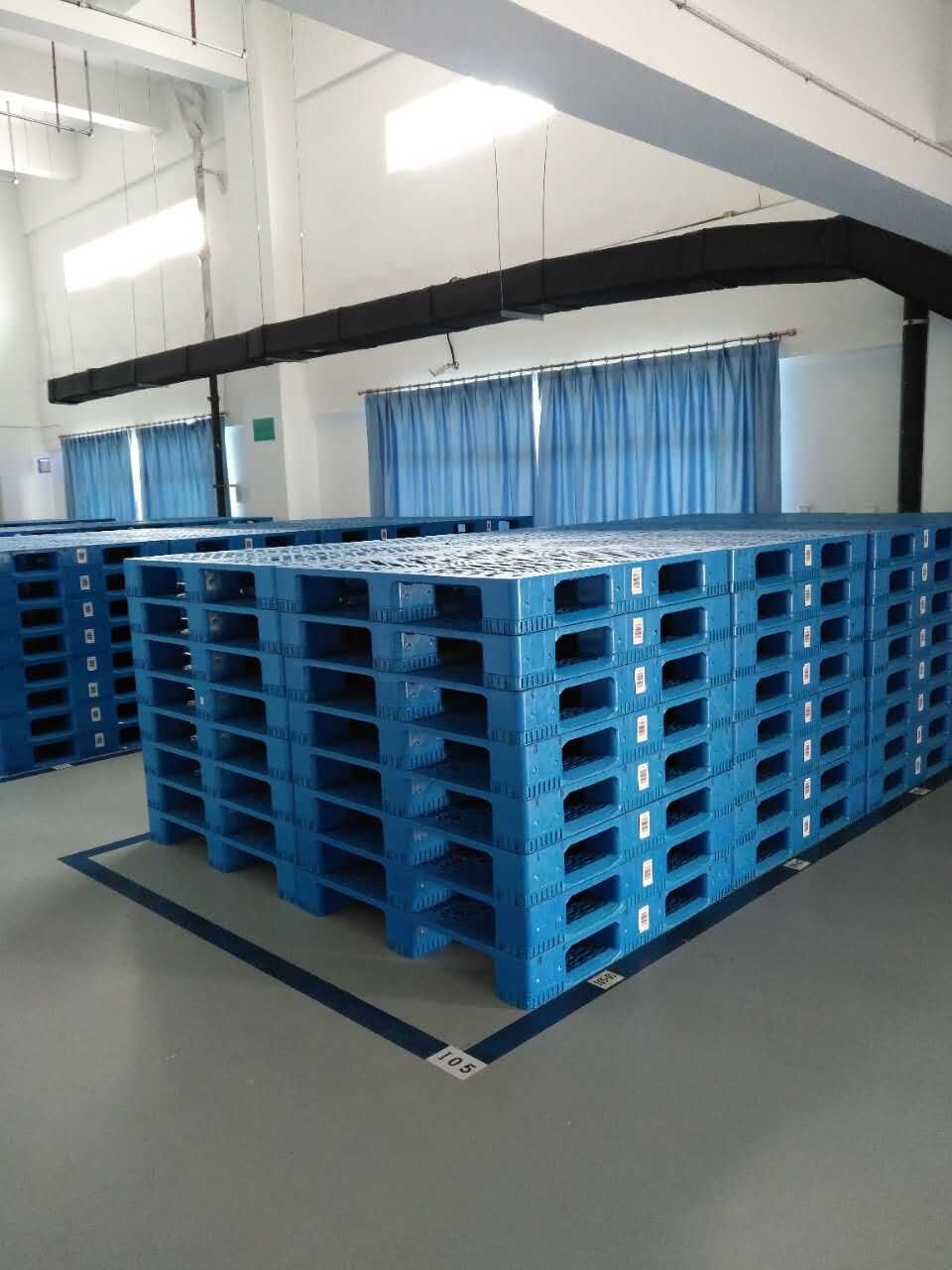 北京塑料托盘 塑胶托盘 塑料卡板 网格川字防潮板1210叉车卡板