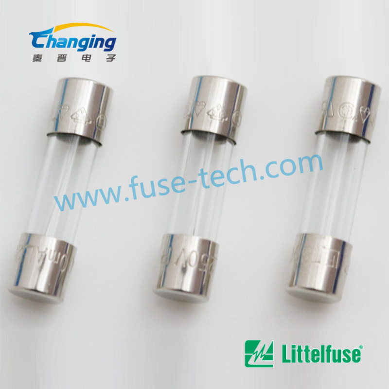 进口玻璃管5*20 慢断管状保险管 0218001.MXP 不带引线 力特原装