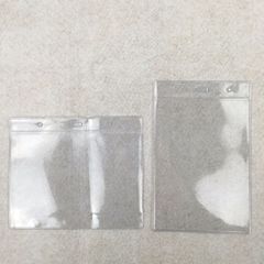 Large soft film PVC badge, transparent ID card holder, custom-made various sizes of factory direct sales label holder