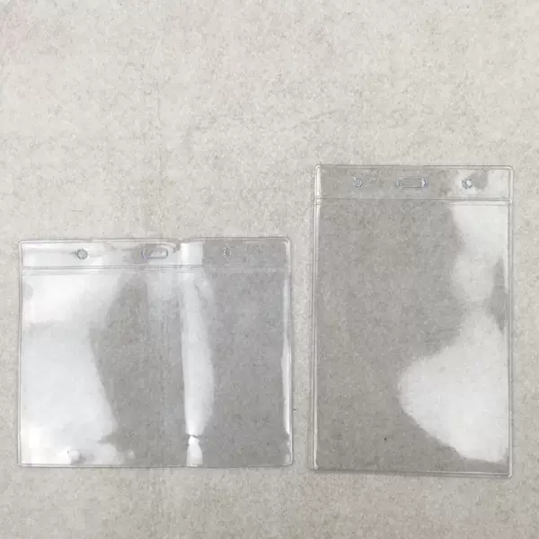 Large Soft Pvc Badge Holder, Transparent Id Card Holder, Factory Card Holder, Customizable in Various Sizes, Label Holder, Enterprise Procurement, Invoicing