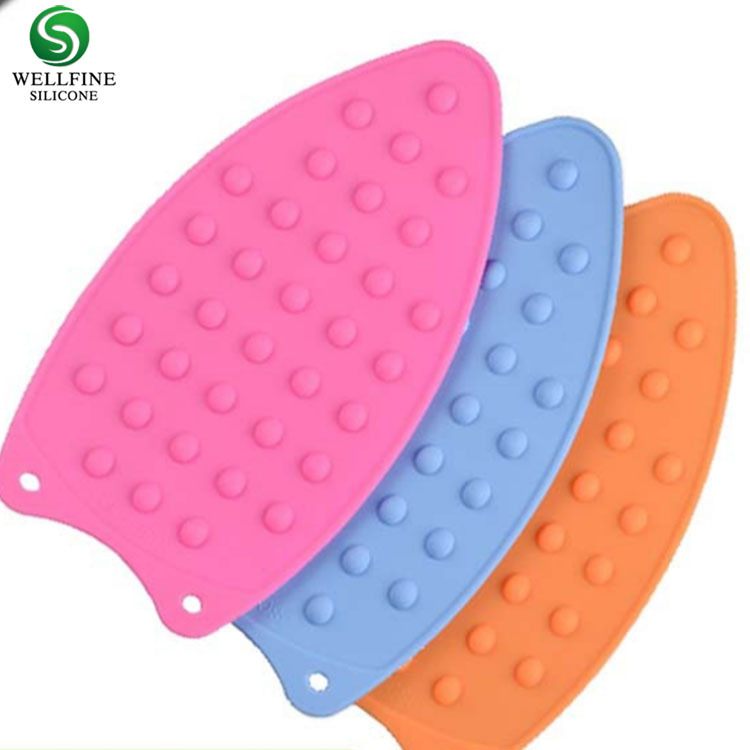 厂家现模批发电熨斗硅胶隔热垫 家用便携防烫隔热硅胶垫定制|ms