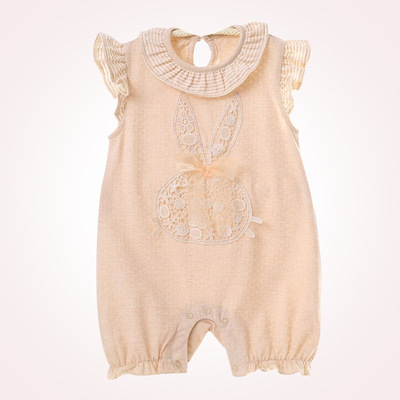 2018 Children's clothing Baby Clothing summer Sleeveless Conjoined Romper Organic Cotton Thin section Jumpsuit Climbing clothes