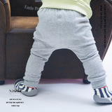 Штаны для раннего возраста, детские хлопковые цветные повседневные брюки, осенние