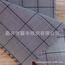 吴江盛泽四面弹阳离子涤纶棉格林格 男装夹克棉衣羽绒服风衣面料