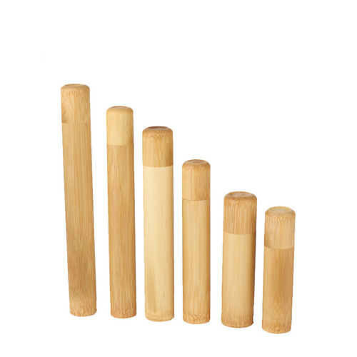New Tea Bamboo Incense Tube Natural Carbonized Retro Bamboo Tube Travel Portable Tea Can Tea Box Incense Tube Tea Can