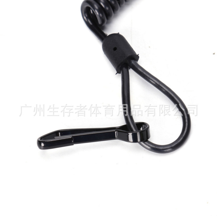 Superviviente-ventas directas de fábrica Kevlar deber anti-perdido Anti-agarre pistola cuerda militar ventilador primavera telescópica táctica pistola cuerda