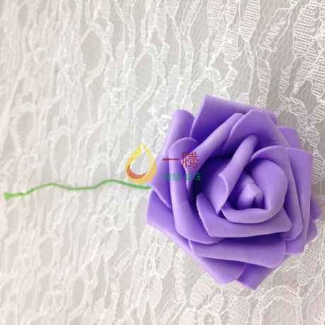 6 cm nhà máy bó hoa trang trí hoa hồng ban nhạc Terrier mô phỏng pe nhà bọt nhân tạo hoa Yiwu Cầm hoa