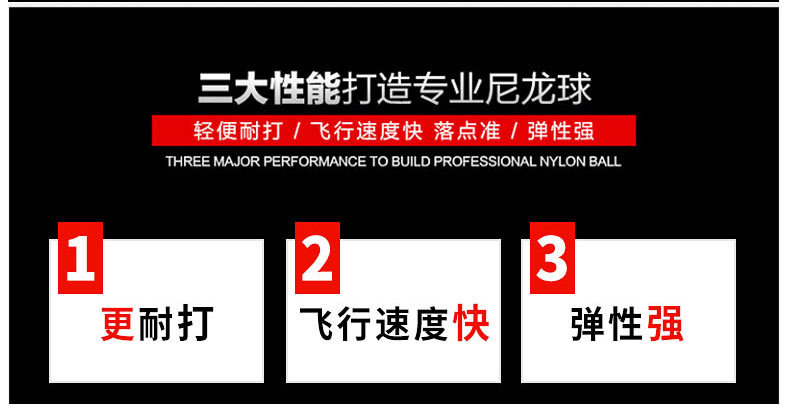 3个EVA彩虹球头尼龙塑料毛 透明包装室内外娱乐羽毛球 厂家批发详情72