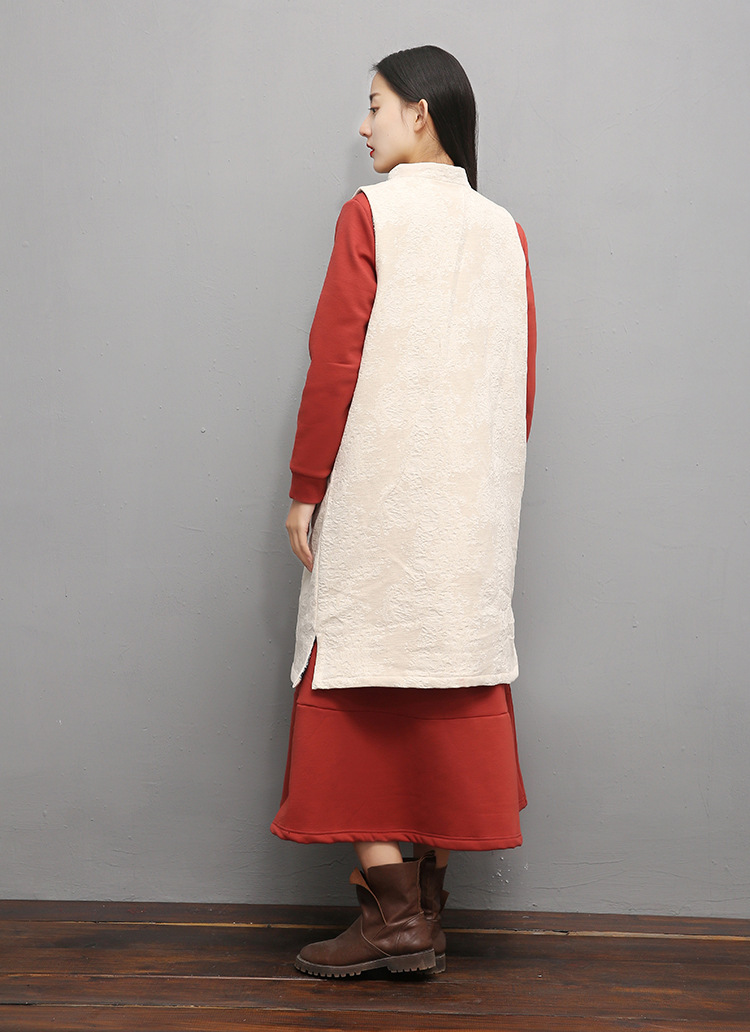 Gilet femme PLUME en Coton et lin - Ref 3318006 Image 4