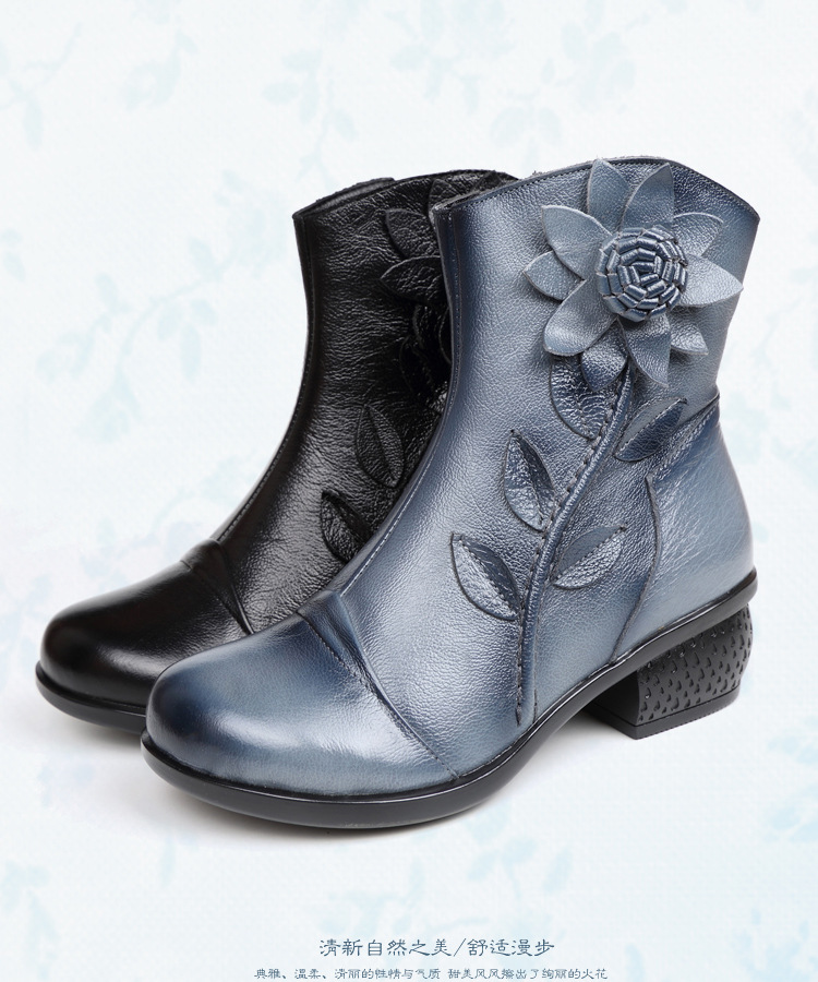 Bottes femme en En cuir - Ref 3355391 Image 35