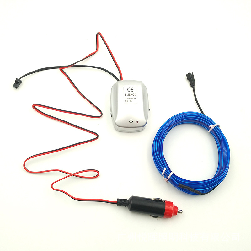 El luz fría con luz de borde 5 M coche control de voz traje música control traje 10 colores opcionales