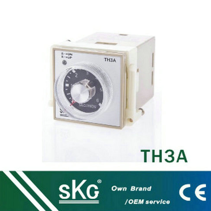 SKG  TH3A旋钮时间继电器 时间继电器开关 倒计时时间继电器