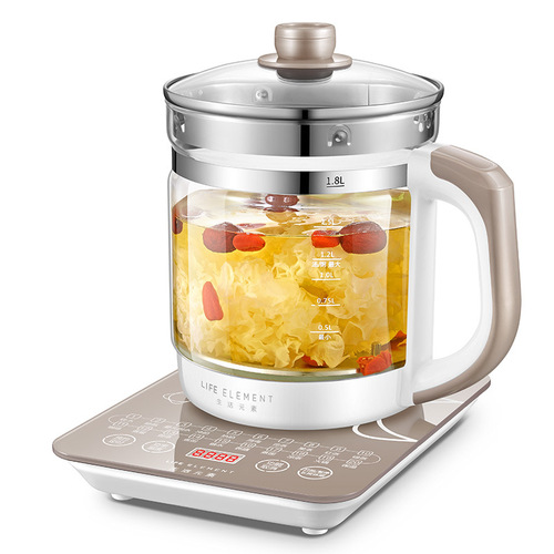 Lifestyle element health-preserving pot fully automatic thickened glass multi-functional tea brewer water boiler flower tea pot black tea pot
