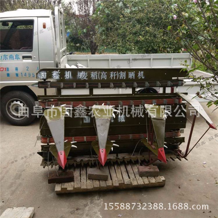 阆中稻麦打捆收割一体机 小麦水稻割捆一体机