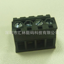 深圳匯林WF761-5.08mm反向插頭帶針線線對接-歐式插拔端子