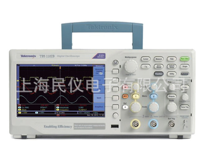 泰克Tektronix TBS1102B 2通道数字存储示波器