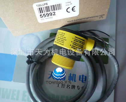 【实物拍摄】美国BANNER邦纳T30UUPB,T30UUPAQ超声波传感器