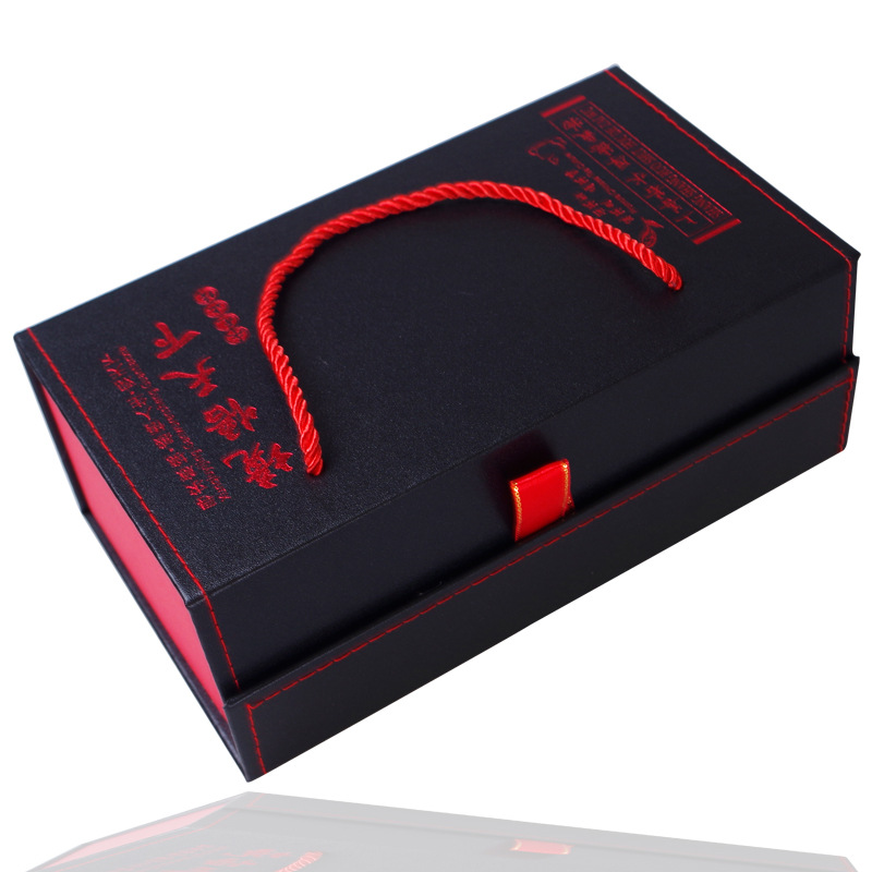 送礼通用玻璃杯不锈钢保温杯水杯子皮革包装礼盒生日礼物礼品盒子