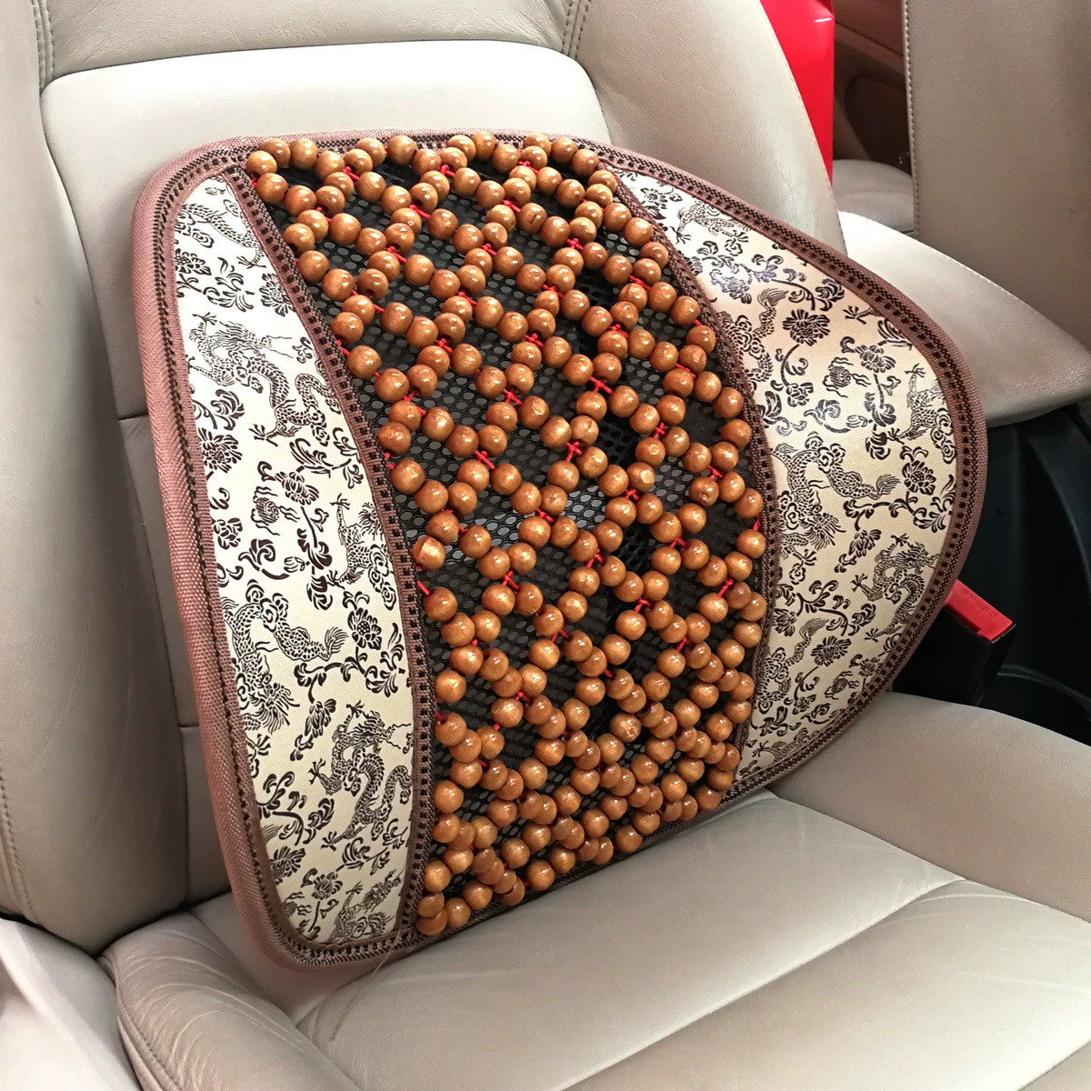 Летний дышащий автомобиль Diamond деревянный шарик подушка талии Автомобильная поясная подушка спина прямые продажи с фабрики