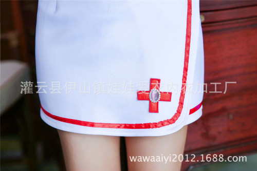 Sexy lingerie manufacturer wholesale/uniform/large backless nurse uniform nurse uniform 8810 dropshipping