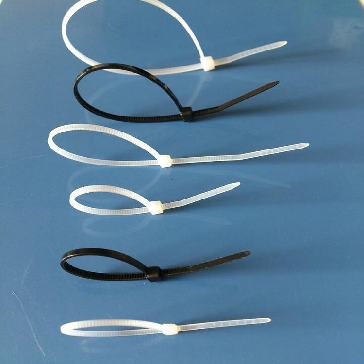 批发尼龙扎带 2.5X80MM自锁式束线带 黑色白色可选1000根/包