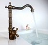 Kaiping manufacturer retro antique copper hot and cold household splash -proof table washed face noodle pellet water faucet sanitary ware sanitary ware bathroom wholesale