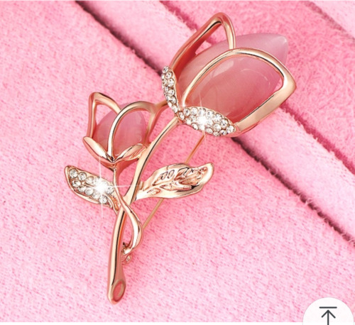 Yanyun jewelry manufacturer direct sales clothing rose accessories brooch pin fashion corsage women's alloy diamond