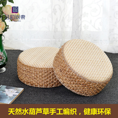 Lu Yun Chandon Hand-knitted Tatami wholesale Water hyacinth manual weave Tea stool originality Tea to work in an office