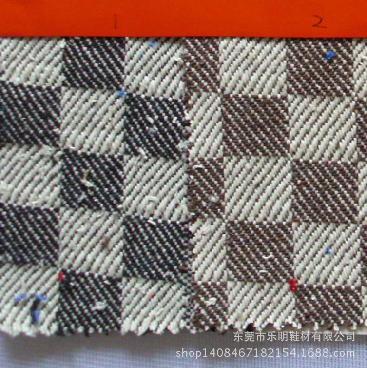 FB046支持网购混批色织方格5工艺品布料