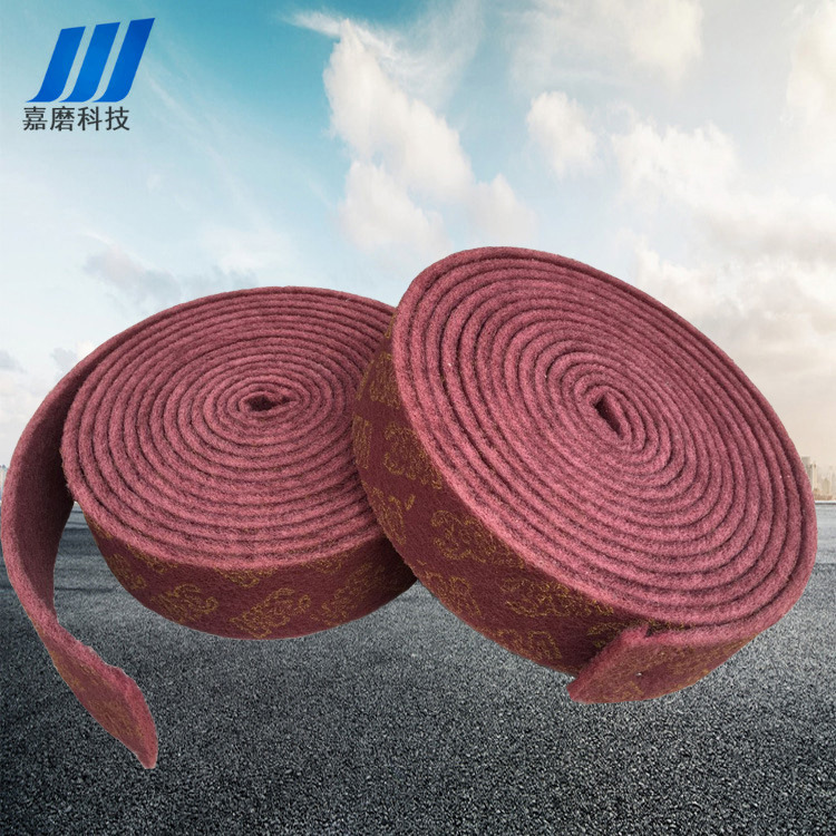 厂家直销7447工业百洁布 含砂百洁布 红色拉丝布 清洁布0.08*8m