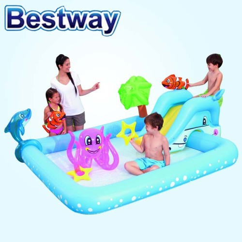 Bestway53052 娱乐中心水池充气喷水池儿童戏水池