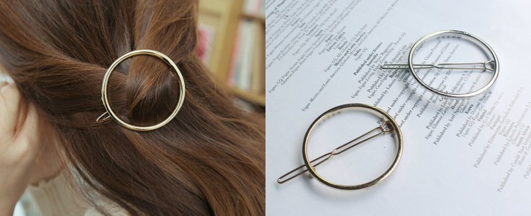 20g Weight Hair Clip Hair Accessories Type 1 Piece Quantity Daily Occasion Alloy Material Moon Pattern Women'S Gender Plating Design Simple Style Style Simple Style Moon Alloy Plating Hair Clip 1 Piece 4