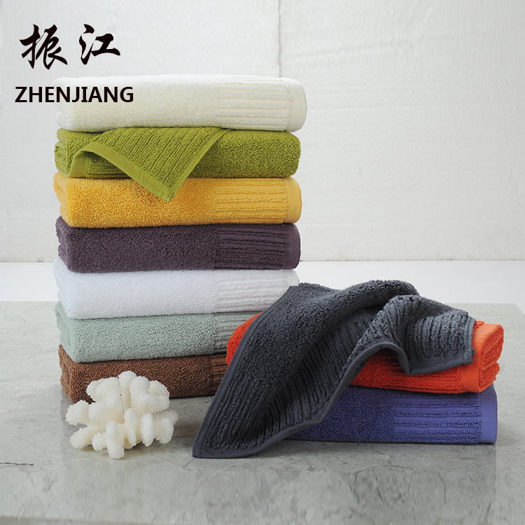Cross-Border Factory Direct cotton towel thickened foreign trade export face towel company gifts can do logo