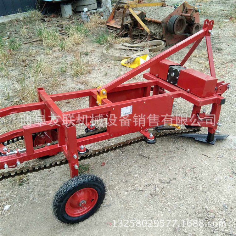 新型高效收获机厂家 链条式花生收获机 署类花生收获机
