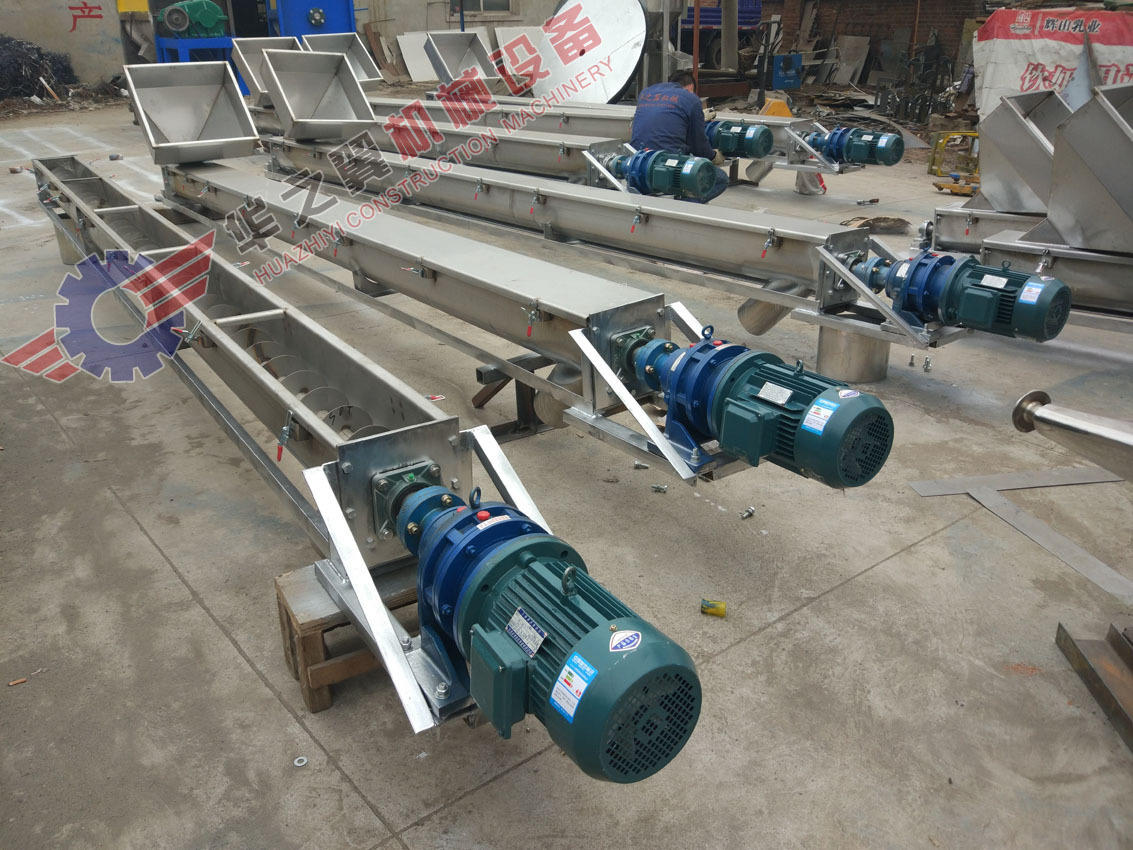 大连U型螺旋输送机不锈钢绞龙 铁岭市物料输送机上料