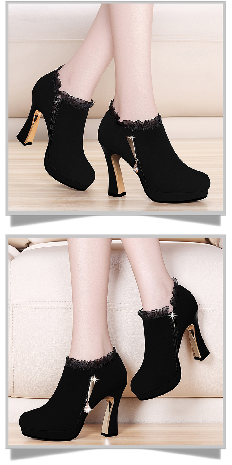 Bottes femme en Daim - Ref 3355324 Image 11