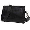 Men's one-shoulder bag, polyurethane universal shoulder bag for leisure, wholesale, Korean style