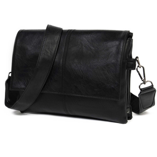 Wholesale Korean style new men's bag shoulder bag men's pu leather bag crossbody bag business casual versatile envelope bag